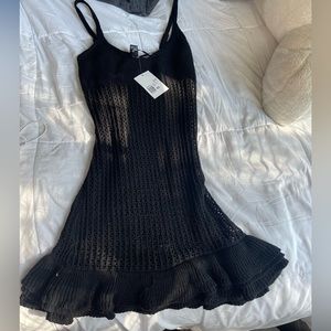 Forever21 Crotchet Ruffle Mini Dress